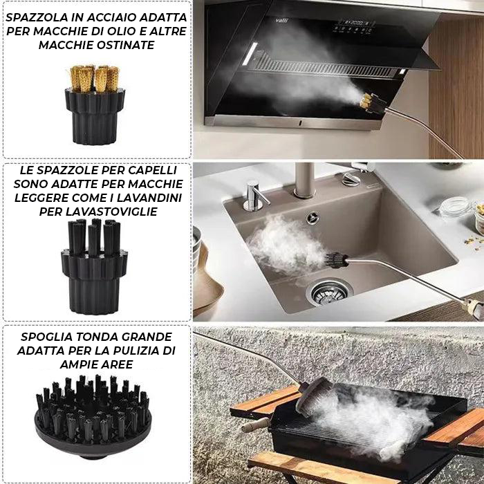 Volexos 2500W Pulitore a Vapore ad Alta Pressione