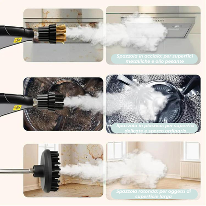 Volexos 2500W Pulitore a Vapore ad Alta Pressione